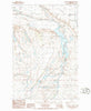 Scooteney Reservoir Washington Historical topographic map, 1:24000 scale, 7.5 X 7.5 Minute, Year 1986