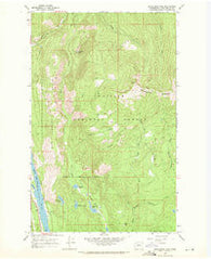 Scotchman Lake Washington Historical topographic map, 1:24000 scale, 7.5 X 7.5 Minute, Year 1967