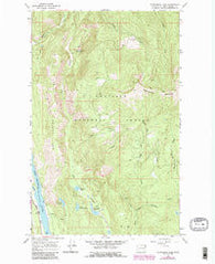 Scotchman Lake Washington Historical topographic map, 1:24000 scale, 7.5 X 7.5 Minute, Year 1967
