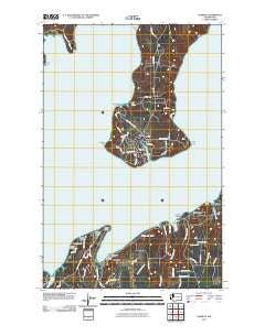 Seabeck Washington Historical topographic map, 1:24000 scale, 7.5 X 7.5 Minute, Year 2011