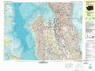 Seattle South Washington Historical topographic map, 1:25000 scale, 7.5 X 15 Minute, Year 1983