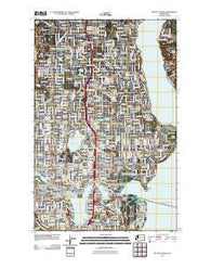 Seattle North Washington Historical topographic map, 1:24000 scale, 7.5 X 7.5 Minute, Year 2011