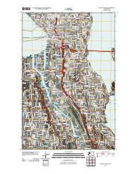 Seattle South Washington Historical topographic map, 1:24000 scale, 7.5 X 7.5 Minute, Year 2011