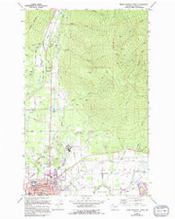 Sedro-Woolley North Washington Historical topographic map, 1:24000 scale, 7.5 X 7.5 Minute, Year 1981