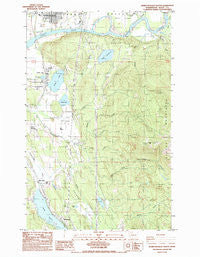 Sedro-Woolley South Washington Historical topographic map, 1:24000 scale, 7.5 X 7.5 Minute, Year 1985
