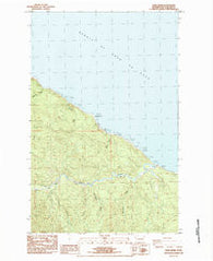 Sekiu River Washington Historical topographic map, 1:24000 scale, 7.5 X 7.5 Minute, Year 1984