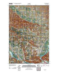Selah Washington Historical topographic map, 1:24000 scale, 7.5 X 7.5 Minute, Year 2011