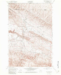Selah Springs Washington Historical topographic map, 1:24000 scale, 7.5 X 7.5 Minute, Year 1953