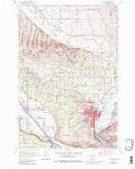 Selah Washington Historical topographic map, 1:24000 scale, 7.5 X 7.5 Minute, Year 1958