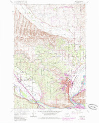 Selah Washington Historical topographic map, 1:24000 scale, 7.5 X 7.5 Minute, Year 1958