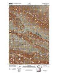 Selah Springs Washington Historical topographic map, 1:24000 scale, 7.5 X 7.5 Minute, Year 2011