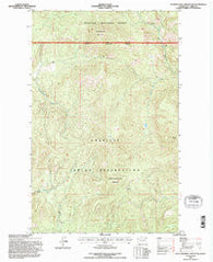Seventeenmile Mountain Washington Historical topographic map, 1:24000 scale, 7.5 X 7.5 Minute, Year 1992