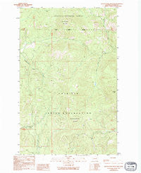Seventeenmile Mountain Washington Historical topographic map, 1:24000 scale, 7.5 X 7.5 Minute, Year 1989