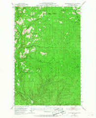 Seventeenmile Mtn. Washington Historical topographic map, 1:62500 scale, 15 X 15 Minute, Year 1953