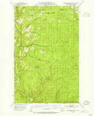Seventeenmile Mtn. Washington Historical topographic map, 1:62500 scale, 15 X 15 Minute, Year 1953