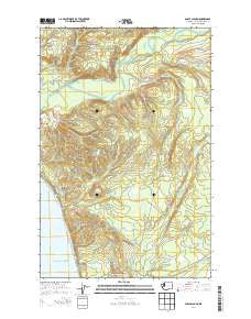 Shale Slough Washington Current topographic map, 1:24000 scale, 7.5 X 7.5 Minute, Year 2014