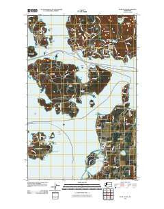 Shaw Island Washington Historical topographic map, 1:24000 scale, 7.5 X 7.5 Minute, Year 2011