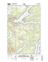 Shelton Washington Current topographic map, 1:24000 scale, 7.5 X 7.5 Minute, Year 2014
