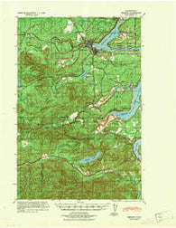 Shelton Washington Historical topographic map, 1:62500 scale, 15 X 15 Minute, Year 1939
