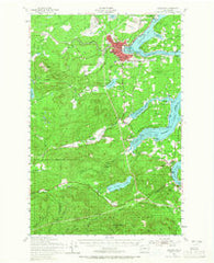 Shelton Washington Historical topographic map, 1:62500 scale, 15 X 15 Minute, Year 1953