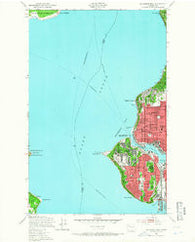 Shilshole Bay Washington Historical topographic map, 1:24000 scale, 7.5 X 7.5 Minute, Year 1949