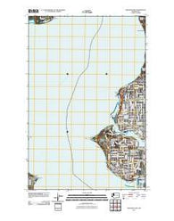 Shilshole Bay Washington Historical topographic map, 1:24000 scale, 7.5 X 7.5 Minute, Year 2011