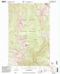 Shull Mountain Washington Historical topographic map, 1:24000 scale, 7.5 X 7.5 Minute, Year 2002