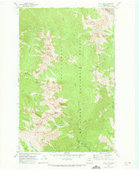 Shull Mtn. Washington Historical topographic map, 1:24000 scale, 7.5 X 7.5 Minute, Year 1969