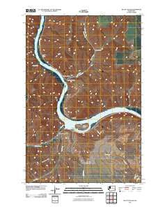 Silcott Island Washington Historical topographic map, 1:24000 scale, 7.5 X 7.5 Minute, Year 2011
