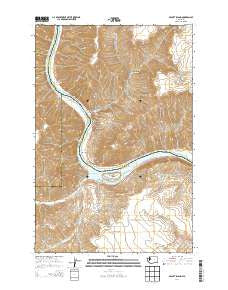 Silcott Island Washington Current topographic map, 1:24000 scale, 7.5 X 7.5 Minute, Year 2014