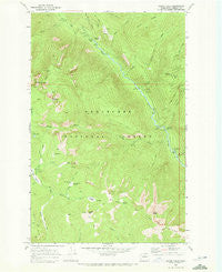 Silver Falls Washington Historical topographic map, 1:24000 scale, 7.5 X 7.5 Minute, Year 1968