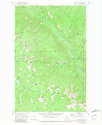 Silver Falls Washington Historical topographic map, 1:24000 scale, 7.5 X 7.5 Minute, Year 1968
