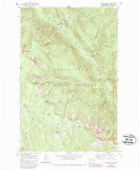 Silver Falls Washington Historical topographic map, 1:24000 scale, 7.5 X 7.5 Minute, Year 1968