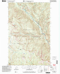 Silver Falls Washington Historical topographic map, 1:24000 scale, 7.5 X 7.5 Minute, Year 2004