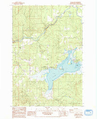 Silver Lake Washington Historical topographic map, 1:24000 scale, 7.5 X 7.5 Minute, Year 1985