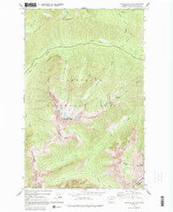 Silver Star Mountain Washington Historical topographic map, 1:24000 scale, 7.5 X 7.5 Minute, Year 1963