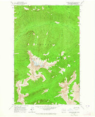 Silver Star Mtn. Washington Historical topographic map, 1:24000 scale, 7.5 X 7.5 Minute, Year 1963