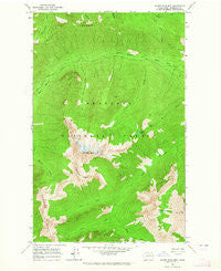 Silver Star Mtn. Washington Historical topographic map, 1:24000 scale, 7.5 X 7.5 Minute, Year 1963