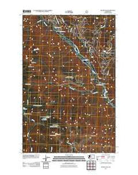 Silver Falls Washington Historical topographic map, 1:24000 scale, 7.5 X 7.5 Minute, Year 2011