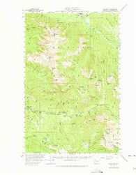 Silverton Washington Historical topographic map, 1:62500 scale, 15 X 15 Minute, Year 1957