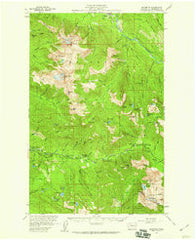 Silverton Washington Historical topographic map, 1:62500 scale, 15 X 15 Minute, Year 1957