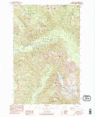 Silverton Washington Historical topographic map, 1:24000 scale, 7.5 X 7.5 Minute, Year 1989