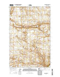 Sims Corner Washington Current topographic map, 1:24000 scale, 7.5 X 7.5 Minute, Year 2014