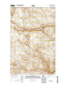 Sims Corner Washington Current topographic map, 1:24000 scale, 7.5 X 7.5 Minute, Year 2014