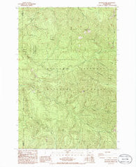 Siouxon Peak Washington Historical topographic map, 1:24000 scale, 7.5 X 7.5 Minute, Year 1986