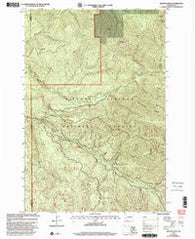 Siouxon Peak Washington Historical topographic map, 1:24000 scale, 7.5 X 7.5 Minute, Year 1998