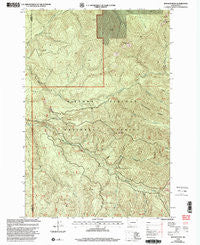 Siouxon Peak Washington Historical topographic map, 1:24000 scale, 7.5 X 7.5 Minute, Year 1998