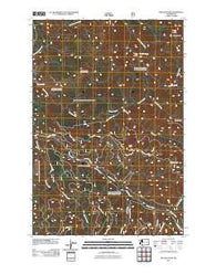Siouxon Peak Washington Historical topographic map, 1:24000 scale, 7.5 X 7.5 Minute, Year 2011