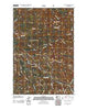 Siouxon Peak Washington Historical topographic map, 1:24000 scale, 7.5 X 7.5 Minute, Year 2011