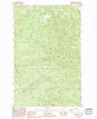 Sitdown Mtn. Washington Historical topographic map, 1:24000 scale, 7.5 X 7.5 Minute, Year 1985